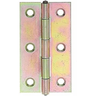 Afbeelding van Alberts 849962 Scharnier smal elektrolytisch geel verzinkt 64 x 34 mm set van 20