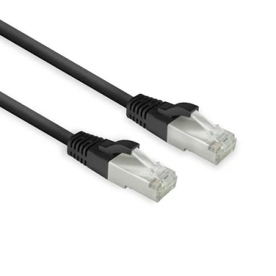 Afbeelding van ACT FB8151 netwerkkabel Zwart 1,5 m Cat8 U/FTP (STP)