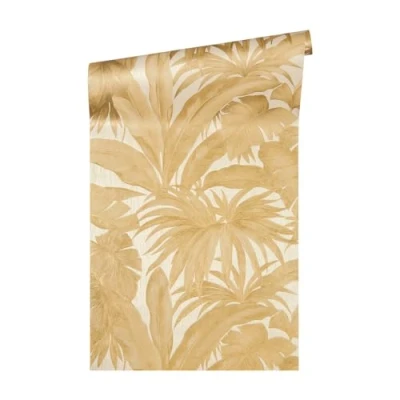 Afbeelding van Behang Versace Jungle Vliesbehang 10.05 m x 0.70 Goud Crème Gemaakt in duitsland 962404 96240 4