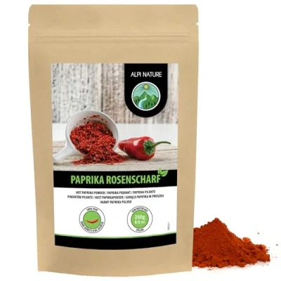 Afbeelding van Alpi Nature paprika Sharp (250G) gemalen scherp paprikapoeder in herstelbare verpakking