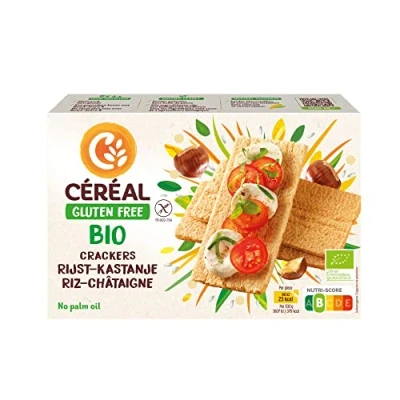 Afbeelding van 4x Céréal Crackers Rijst&amp;Kastanje 250 gr