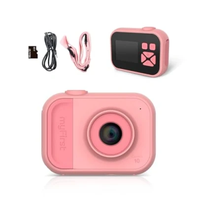 Afbeelding van myFirst Camera 10 professionele digitale kindercamera Zalm