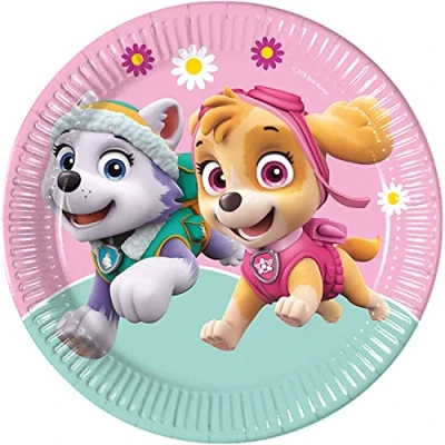 Afbeelding van Bord Paw Patrol Skye en Everest 23cm