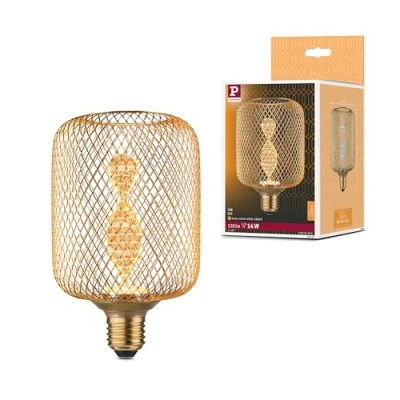 Afbeelding van Paulmann 29084 LED lamp E27 Cilinder Helix 3.5 W Goud (Ø x h) 100 mm 162 1 stuk(s)