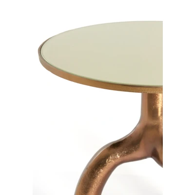Afbeelding van Light &amp; Living Bijzettafel MELLO Ø50.5x45.5cm Bruin