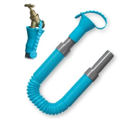 Afbeelding van Colapz Caravan Accessoires Opvouwbare Zoetwater Aquaroll Vulslang Verlengbare 1m Trunk Slangpijp met Zak voor het Vullen van uw Drinkwatercontainer Gebruik in caravan, camper of camping