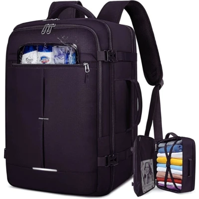 Afbeelding van Waterdichte Reisrugzak Voor Heren En Dames Handbagage 17 Inch Laptopvak Zakelijke Weekendtas