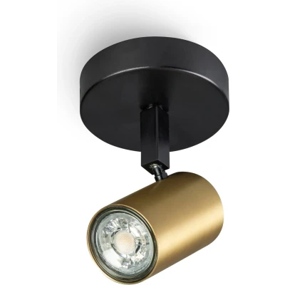 Afbeelding van ETH The Common Spot GU10 1 Lichtbron Zwart + mat messing