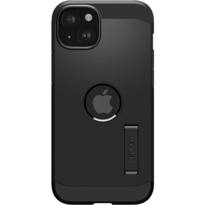 Afbeelding van Apple iPhone 15 Plus MagSafe Hoesje Kunststof Spigen Hardcase/Backcover Zwart Telefoonhoesje