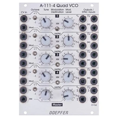 Afbeelding van Doepfer A 111 4 Quad Precision VCO Oscillator modular synthesizer