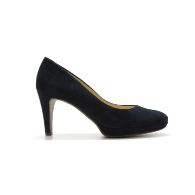 Afbeelding van Paul Green Hoge hakken, Dames, Maat: 38, Blau Veloursleer