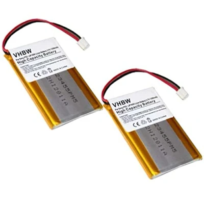 Afbeelding van vhbw 2 x batterij compatibel met Sony Playstation 3 PS3 DualShock draadloze controller (CECHZC2 E) gamepad, (950mAh, 3,7V, Li Ion)