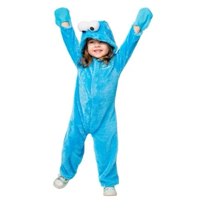 Afbeelding van Rubie&#039;s Official Sesamstraat Koekiemonsterkostuum voor peuters, kinderkostuum, maat S, 3 4 jaar