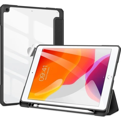 Afbeelding van Dux Ducis Tablet hoes geschikt voor Apple iPad 10.2 2019/2020 Toby Series Tri Fold Book Case Zwart