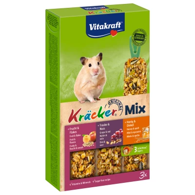 Afbeelding van Hamsterkracker trio mix druif/honing/noot
