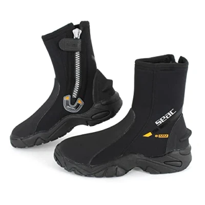 Afbeelding van SEAC Pro HD 6mm Neopreen Wetsuit Laarzen met Rits aan de zijkant, XX Small