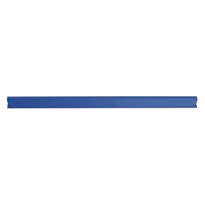 Afbeelding van Donau Universele klemrails/10 stuks/klemrail DIN A4/10 mm voor ca. 100 vellen/klemlijsten zichtwerende strips, bevestigingsclips, pvc kunststof, blauw