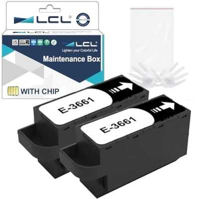 Afbeelding van LCL T3661 C13T366100 Onderhoudskist (onderhoudsbox) vervanging voor Epson XP 8500 8505 15000 XP15000 XP8600 XP8605 XP6000 XP6001 XP6005 Printer (2000) Pack)
