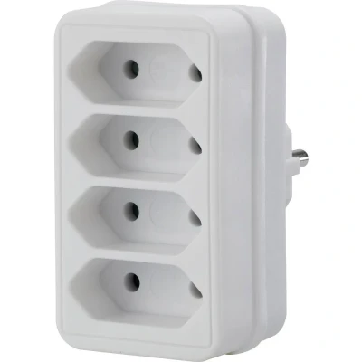 Afbeelding van Sygonix SY 4673748 Stopcontactsplitter Wit
