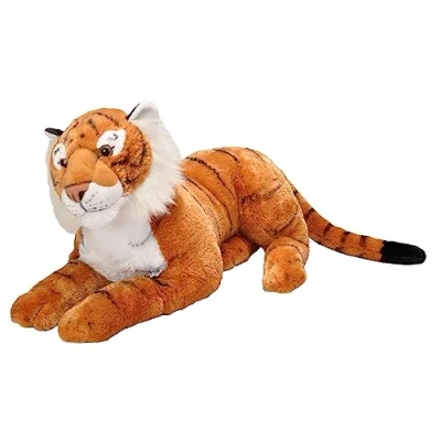 Afbeelding van Pluche grote tijger knuffel 76 cm knuffeldier