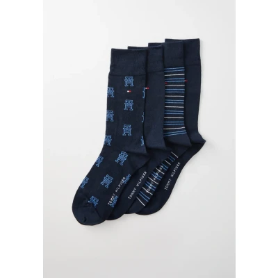 Afbeelding van Tommy Hilfiger TH MEN SOCK 4P GIFTBOX, Donkerblauw, 39 42 EU