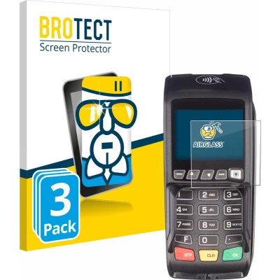 Afbeelding van BROTECT Screenprotector voor ingenico Desk/3500 Folie Beschermfolie Beschermglas transparant (3 Stuks)