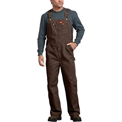 Afbeelding van Dickies Heren slabbetje, overall, Gespoeld hout, 46W/32L, 46W / 32L