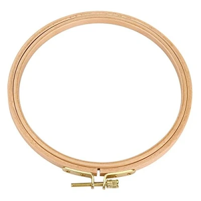 Afbeelding van Borduurwerk Hoepels Bamboe Cirkel Kruissteek Hoop Ring Ronde Verstelbare Frame voor DIY (18CM)
