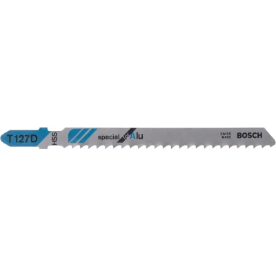 Afbeelding van Bosch Accessories 2608631508 Decoupeerzaagblad T 127 D, Special for Aluminium, verpakking van 3 stuks stuk(s)