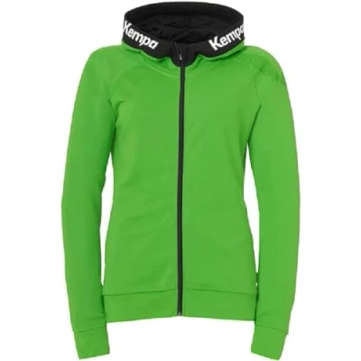 Afbeelding van Kempa Core 26 Hood Jacket Vrouwen Meisjes Hooded Jas Trainingsjas Sweatshirt Hoody Trui met Capuchon Handbal Volleybal Indoor Gym Fitness