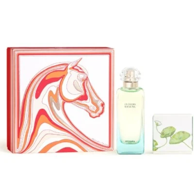 Afbeelding van Hermès Unisex Geuren Collection des Parfums Jardins Pakket Un Jardin Sur Le Nil Eau de Toilette Giftset