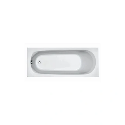 Afbeelding van Plieger Basic solobad acryl 37cm diep en met poten wit