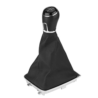 Afbeelding van Minyinla Versnellingspookknop 5 versnellingen versnellingspook vervanging voor Gaiter laarsafdekking 7 MK7 2013 2017