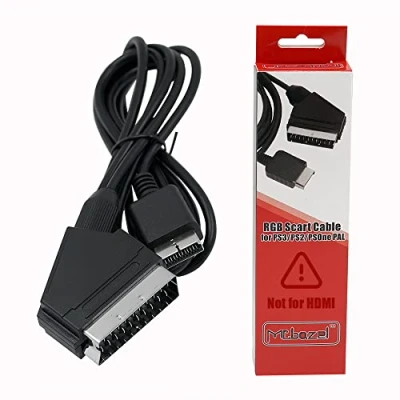 Afbeelding van Mcbazel RGB Scart kabel AV met kleurendoos voor PS3/PS2/PSOne PAL