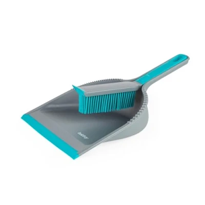 Afbeelding van Beldray Antibac Pet Plus+ Stoffer &amp; Blik met Rubber Borstel Set Krasvrije Borstels, Antibacterieel Behandeld, Plastic Getande Tanden, Verhoogde Voetjes voor Schuin Schoonmaken, Klapt Samen