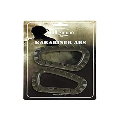 Afbeelding van Mil Tec Karabijnhaak Abs 15921001 Olive One Size