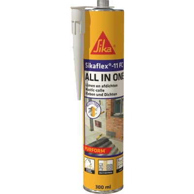 Afbeelding van Sikaflex 11 fc purform 300 ml, betongrijs, patroon