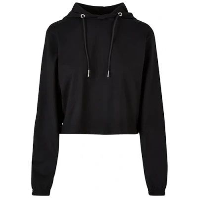 Afbeelding van Urban Classics Damestrui met capuchon, zware hoody, oversized hoodie voor vrouwen, kort gesneden, zwart, S