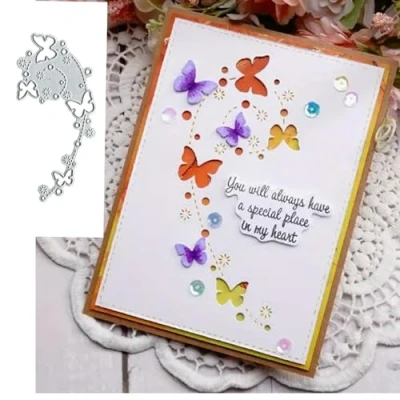 Afbeelding van Veel vlinder metalen stansen voor het maken van kaarten, Kerstmis kaart snijden Dies Cut stencils DIY Scrapbooking Album Decoratieve Embossing Papier Card Craft