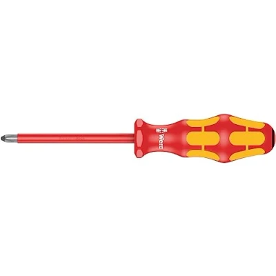 Afbeelding van Wera 165 i PZ Kraftform Plus Lasertip VDE geïsoleerde schroevendraaier, Pozidriv 2 x 100 mm, 05006164001