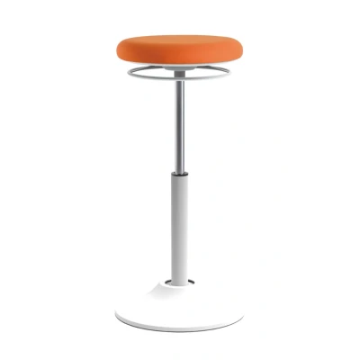 Afbeelding van Zit sta kruk Mango Oranje / wit
