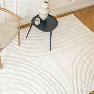 Afbeelding van Scandinavisch vloerkleed Vidar creme/wit Interieur05 160 x 235 cm (M)