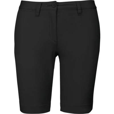 Afbeelding van Kariban Dames chino bermudashorts K751 Black