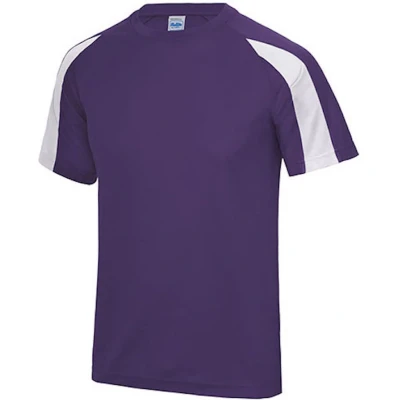 Afbeelding van Just Cool Contrast T JC003 Purple/Arctic White M