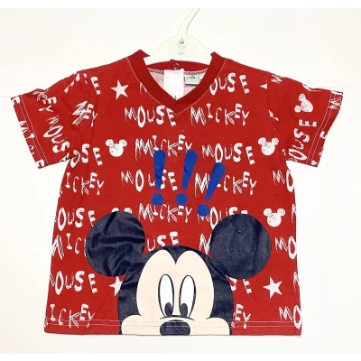 Afbeelding van Disney Mickey Mouse t shirt !!! rood maat 86 (24 maanden)
