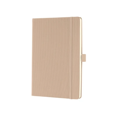 Afbeelding van Sigel notitieboek Conceptum Pure A5 beige hardcover 194 pagina&#039;s 80 grams ruit SI CO650