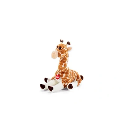 Afbeelding van Trudi Classic knuffel Giraffe 34 cm Hoge kwaliteit pluche Knuffeldier voor jongens en meisjes Bruin Wit 24x30x34 maat M