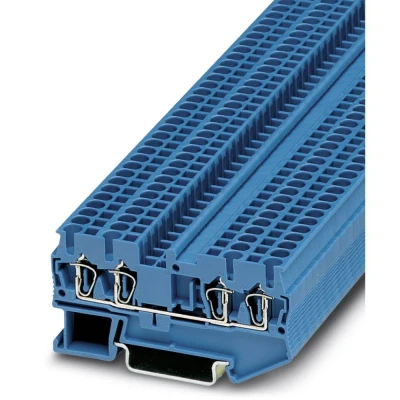 Afbeelding van Phoenix Contact 3031319 Doorgangsserieklem 5.2 mm Spanveer Blauw 50 stuk(s)