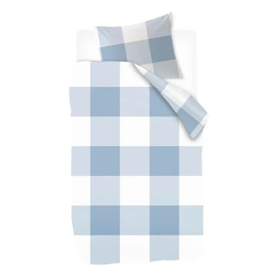 Afbeelding van Snoozing Maaike Dekbedovertrek Eenpersoons 140x200/220 cm Blauw