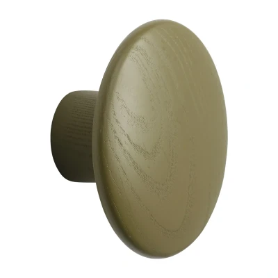 Afbeelding van Muuto The Dots kledinghaak brown green Ø9 cm